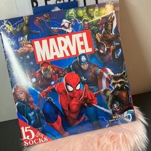 Marvel 15 Days of Socks - Blue